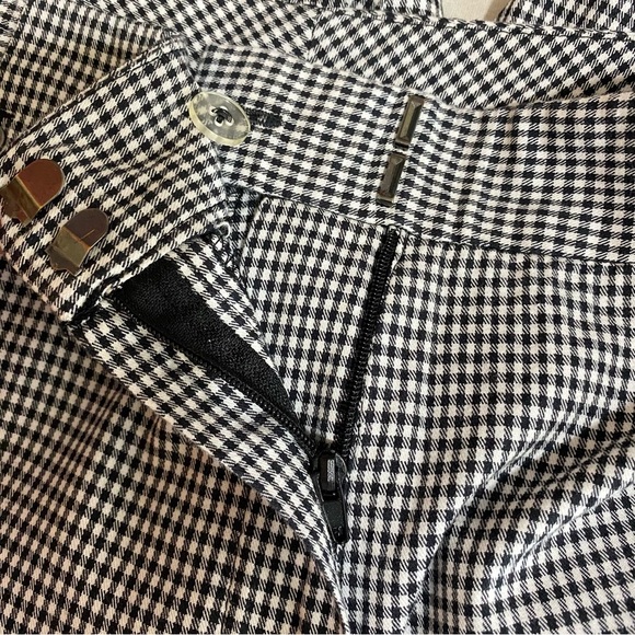 Larry Levine Black White Gingham Bermuda Shorts - Picture 5 of 8